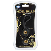 Duo Kegel Balls Black Silicone Pelvic Floor Exerciser Kit > Sex Toys For Ladies > Kegel Exercise